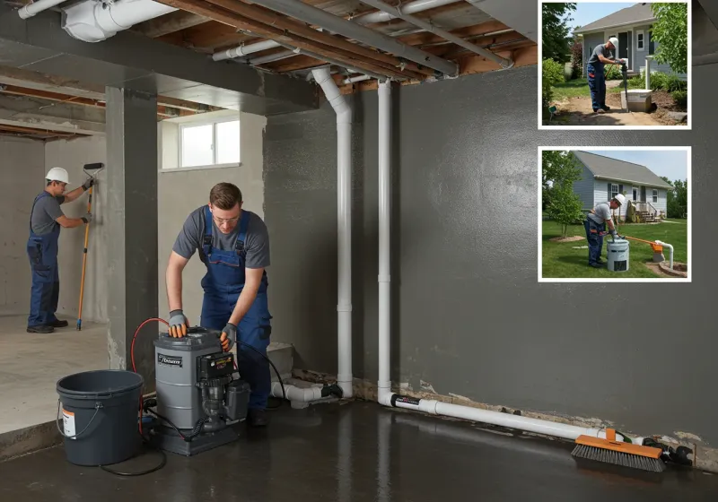 Basement Waterproofing and Flood Prevention process in Cecil-Bishop, PA